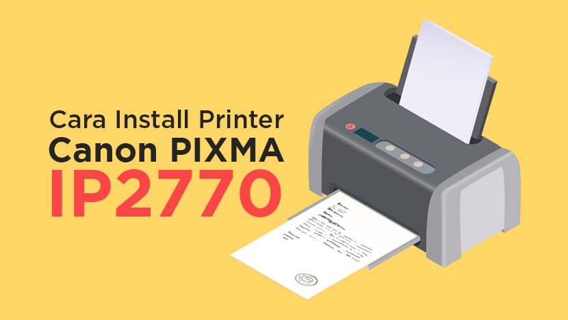 cara instal printer canon mp280 tanpa cd